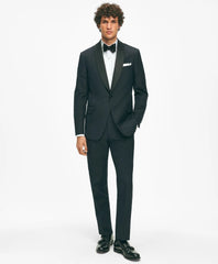 Black Fleece Shawl Collar Tuxedo in Silk-Linen | Brooks Brothers online shop