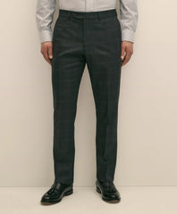 Brooks Brothers Explorer Collection Classic Fit Wool Windowpane Suit Pants | Brooks Brothers online shop
