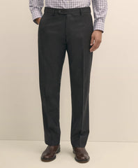 Traditional Fit Wool Flannel Dress Pants | Brooks Brothers for sale