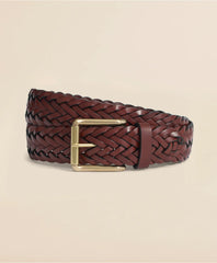 Braided Leather Belt | Brooks Brothers online