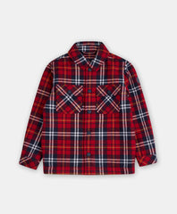 Boys Plaid Flannel Teddy Fleece Shirt Jacket | Brooks Brothers sale