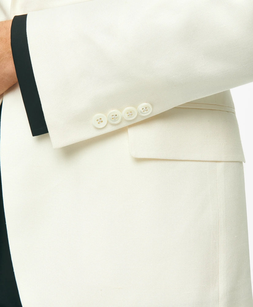 Black Fleece Peak Lapel Dinner Jacket in Silk Dupioni | Brooks Brothers on sale