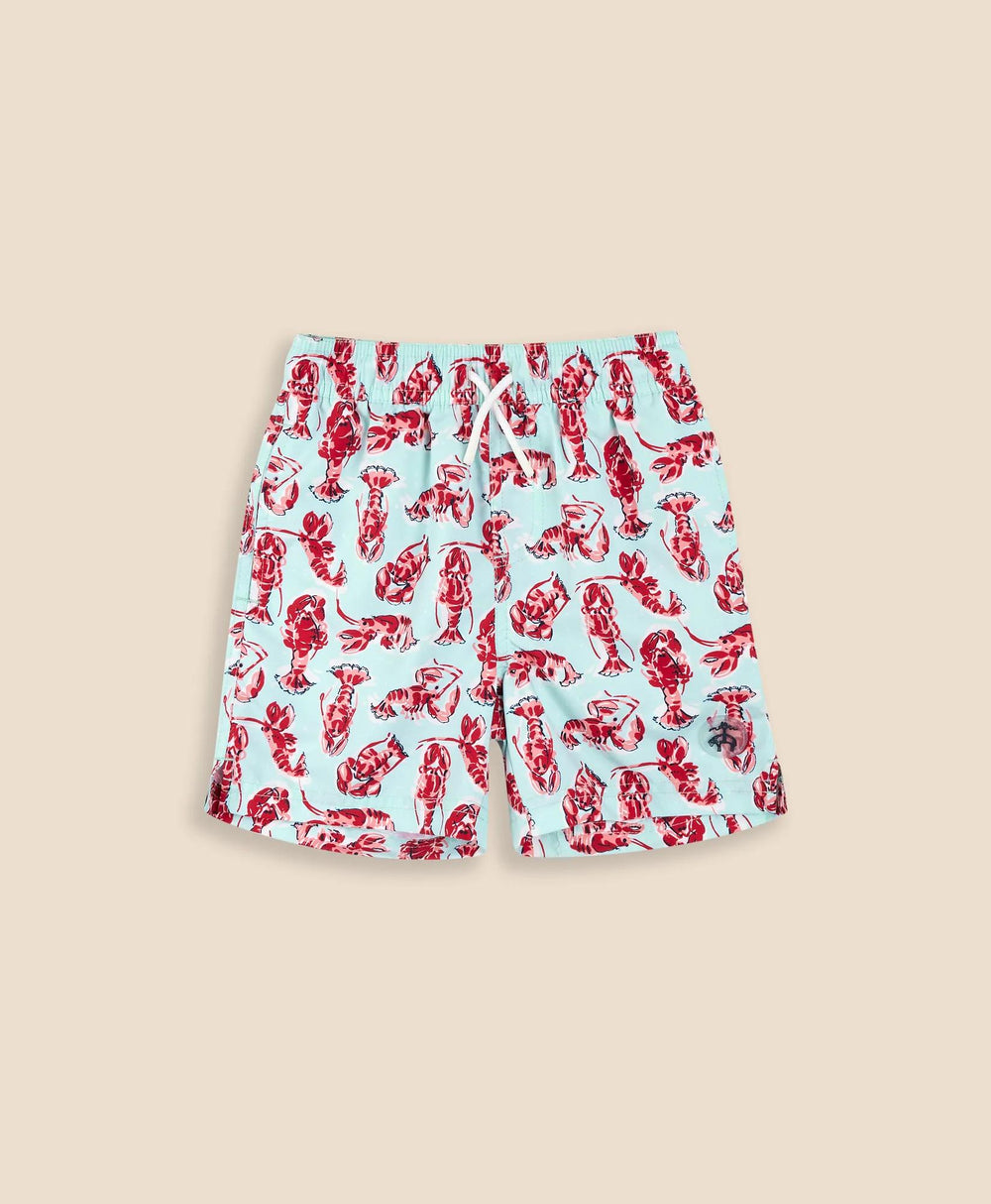 Boys Lobster Print Swim Trunks | Brooks Brothers sale