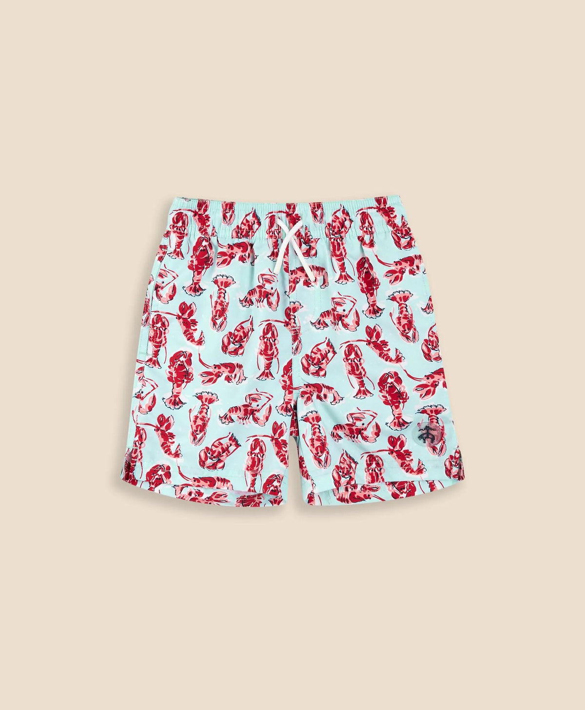 Boys Lobster Print Swim Trunks | Brooks Brothers sale