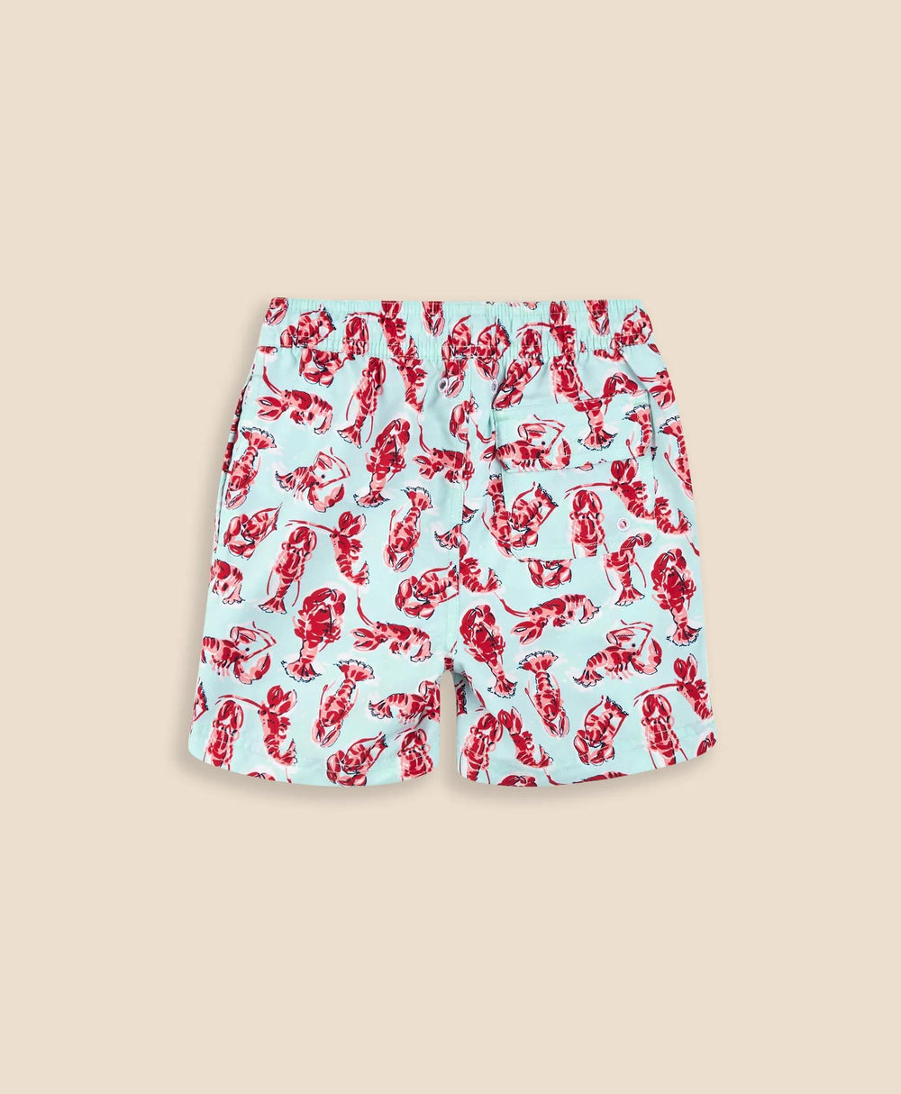 Boys Lobster Print Swim Trunks | Brooks Brothers sale
