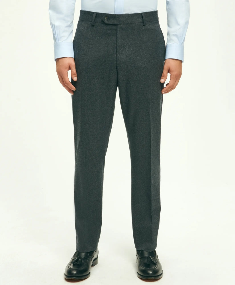 Classic Fit Wool Flannel Dress Pants | Brooks Brothers sale