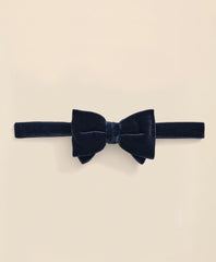 Formal Silk Blend Velvet Bow Tie | Brooks Brothers online shop