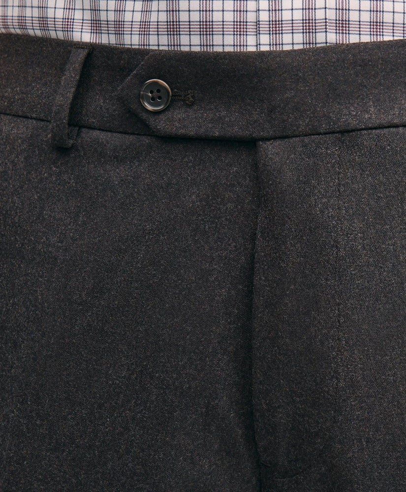 Traditional Fit Wool Flannel Dress Pants | Brooks Brothers for sale