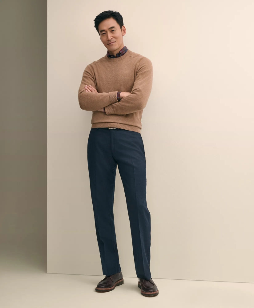 Traditional Fit Wool Flannel Dress Pants | Brooks Brothers for sale