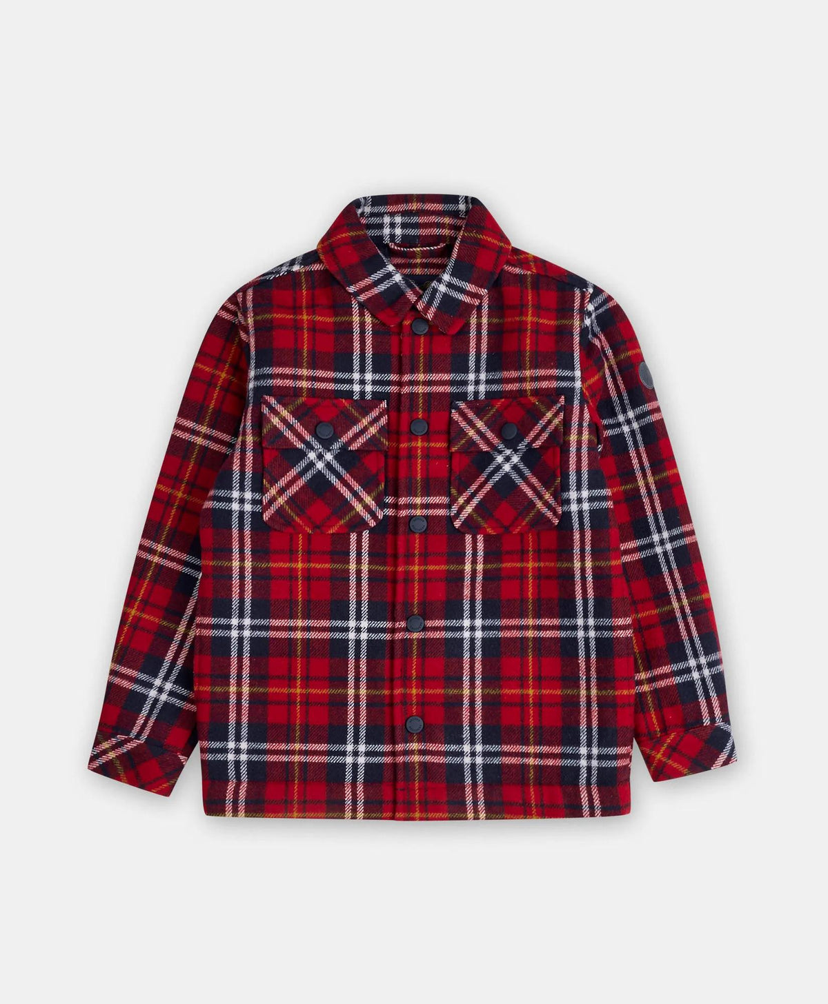 Boys Plaid Flannel Teddy Fleece Shirt Jacket | Brooks Brothers sale