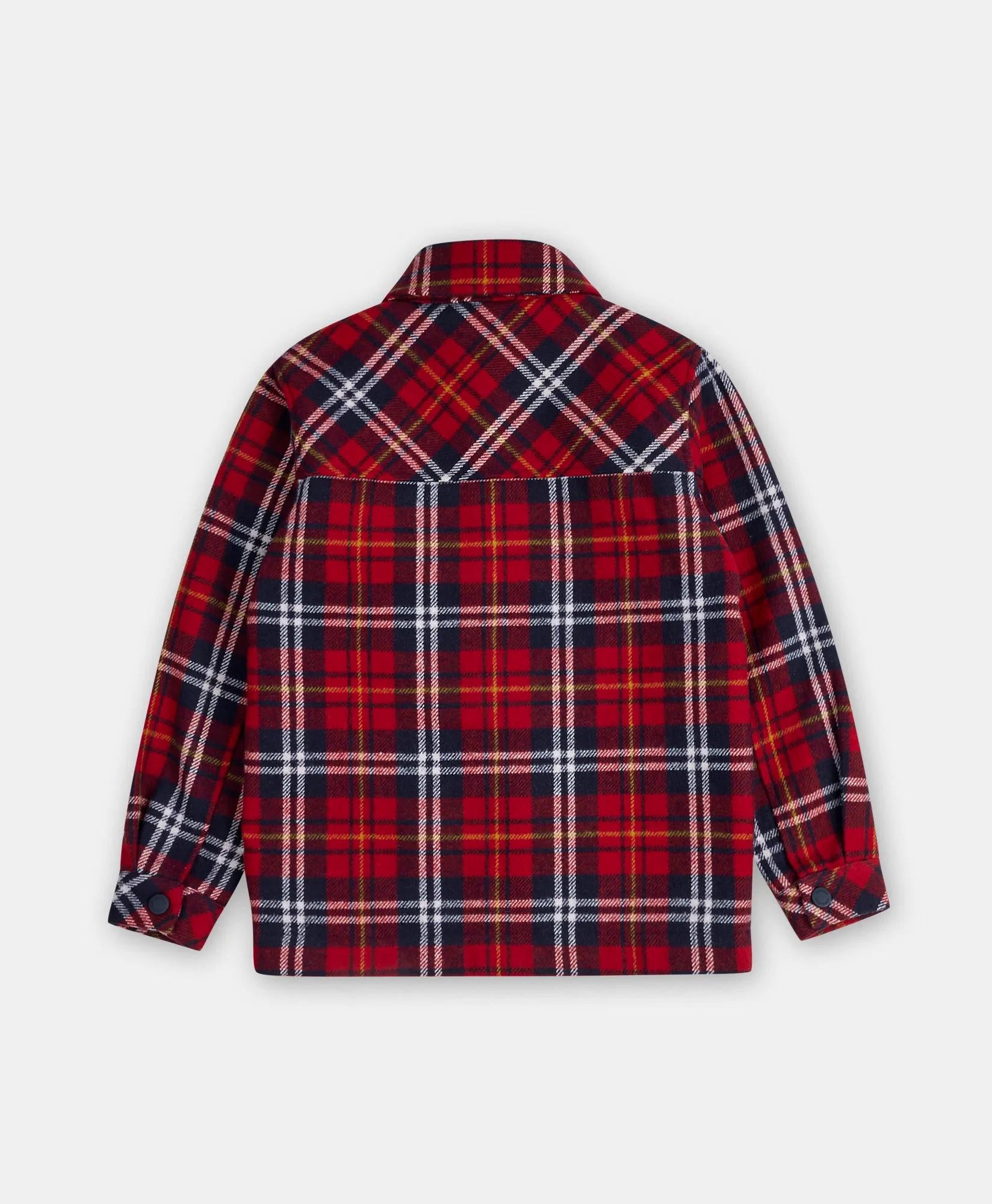 Boys Plaid Flannel Teddy Fleece Shirt Jacket | Brooks Brothers sale